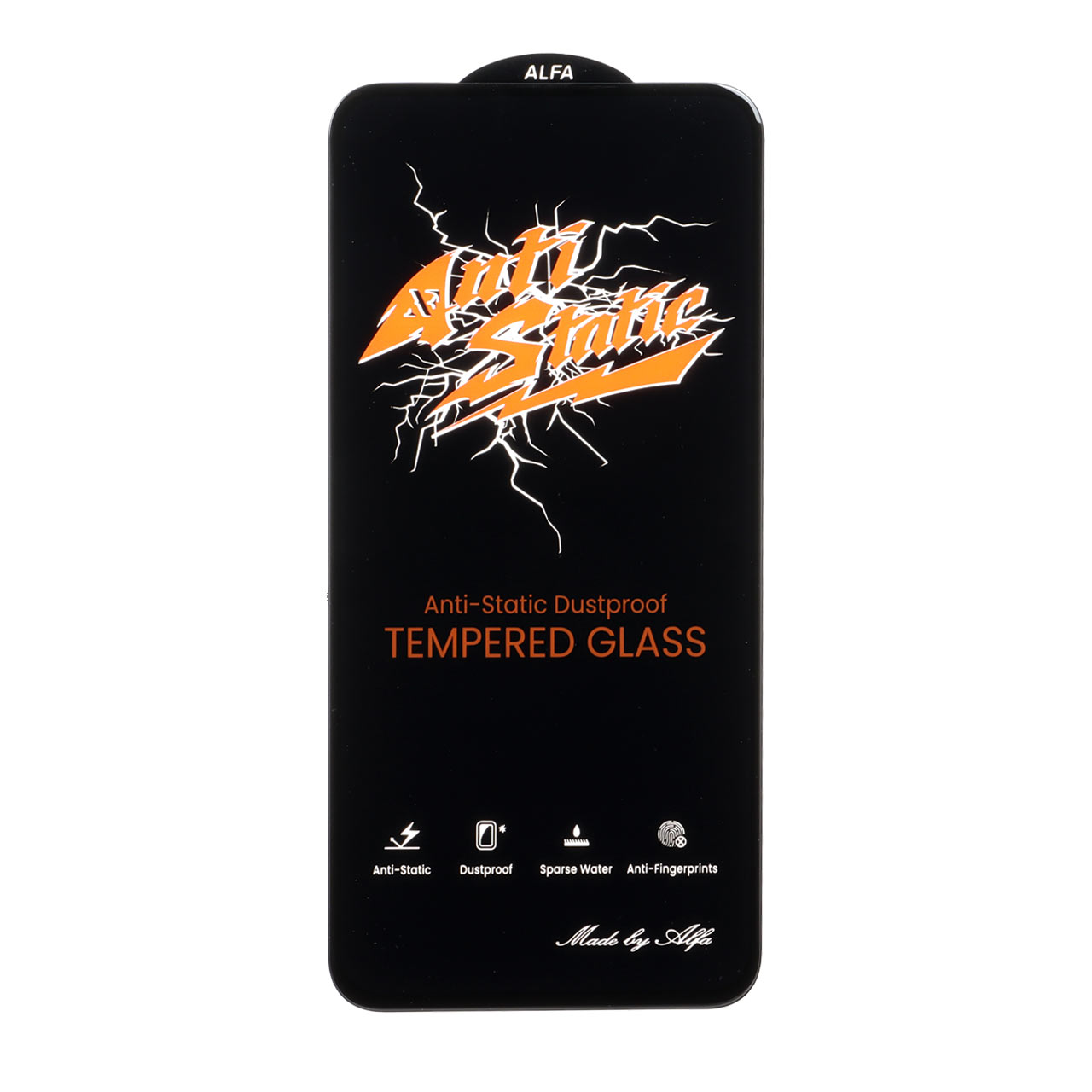 محافظ صفحه نمایش شیشه ای Full Cover Anti Static ALFA مدل Samsung Galaxy A35 / A55